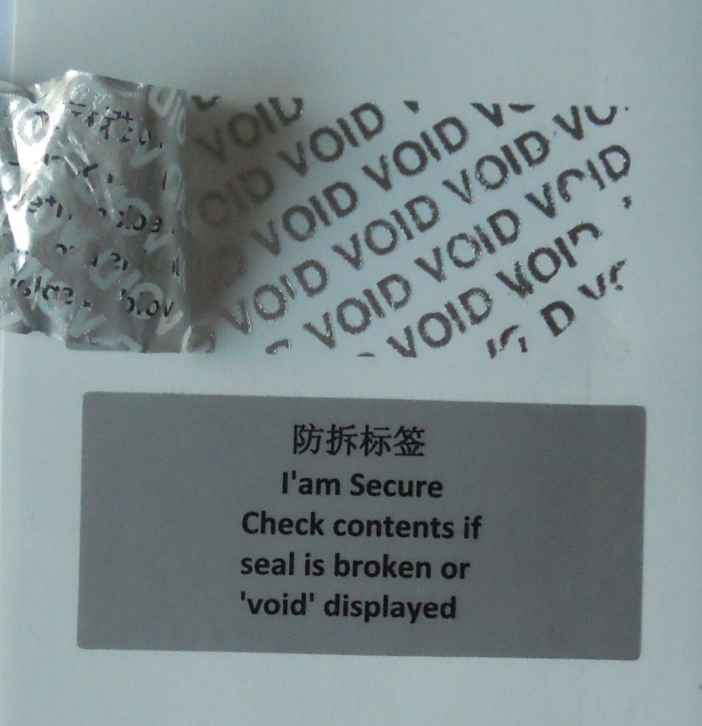 55 * 25mm 100PCS    к  ȿ OPEN и    ̺/55*25mm 100pcs carton box security sealing packaging labels silver VOID OPEN tamper evi